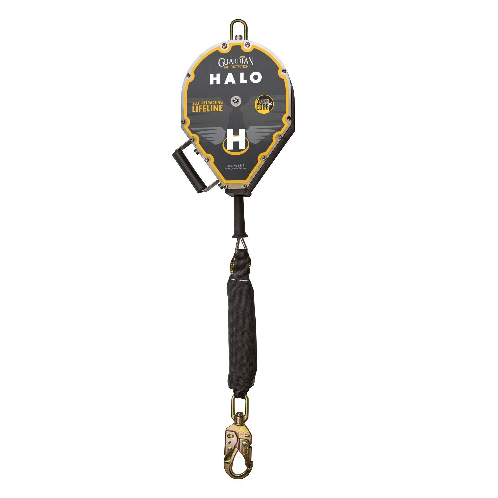 Guardian 10927 50 ft Class 2 Halo-Edge Leading Edge Self-Retracting Lifeline with Steel Cable (1 Each)