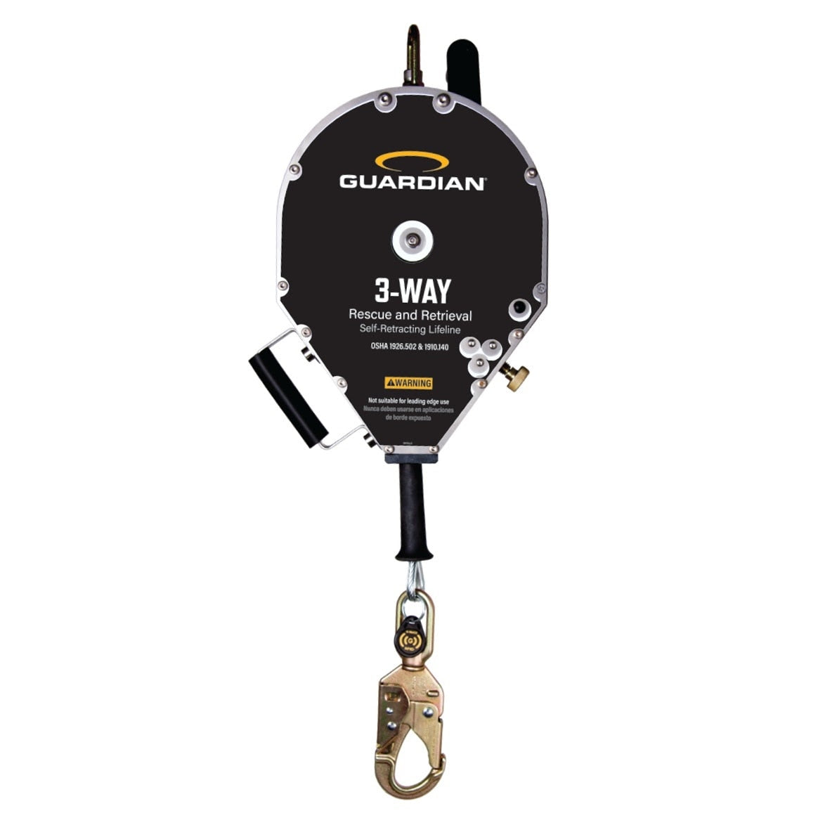 Guardian 10981 65 ft 3-Way Rescue and Retrieval Self-Retracting Lifeline