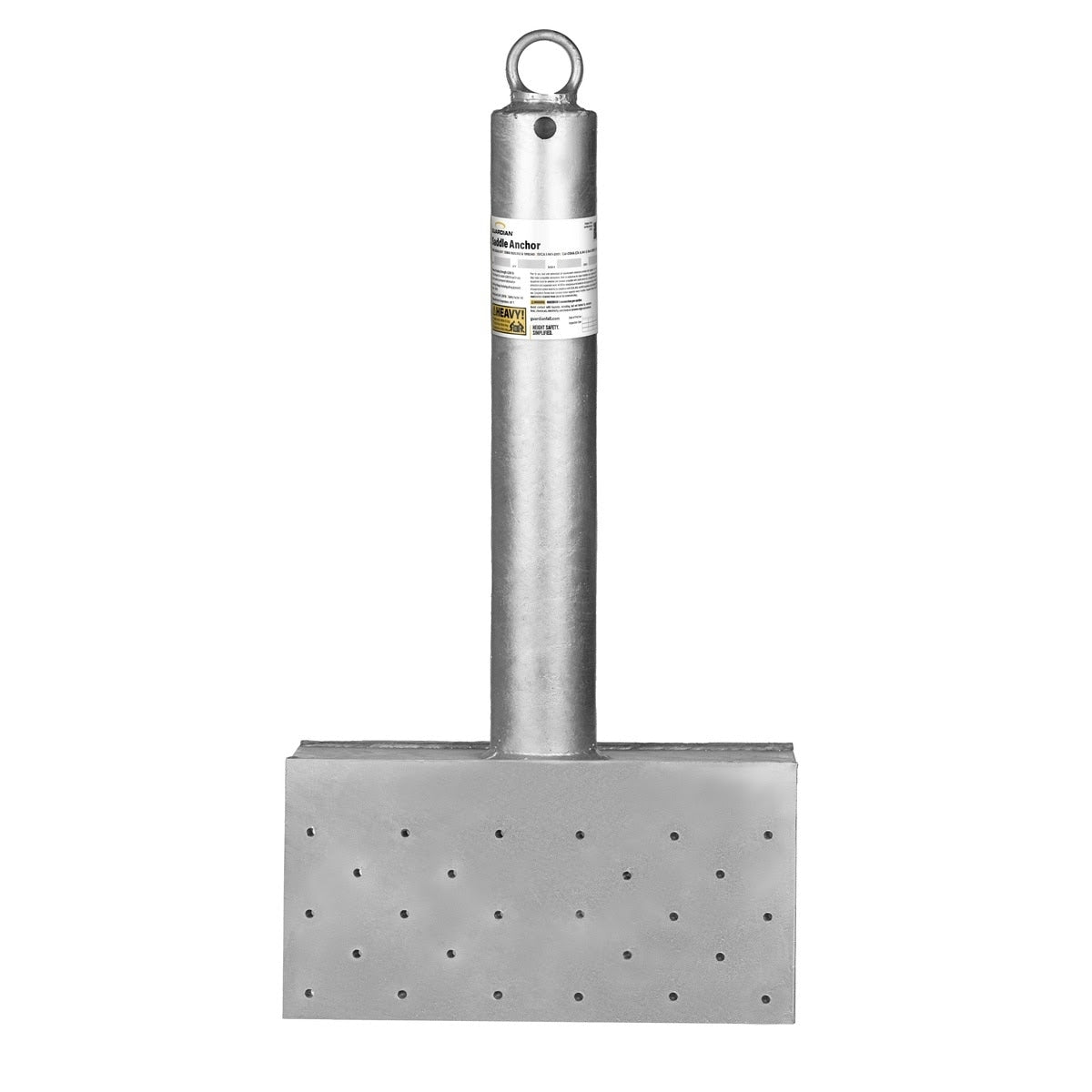 Guardian 1400398 18 in Galvanized Saddle Anchor Permanent Anchorage Connector for Wood Structures - 2