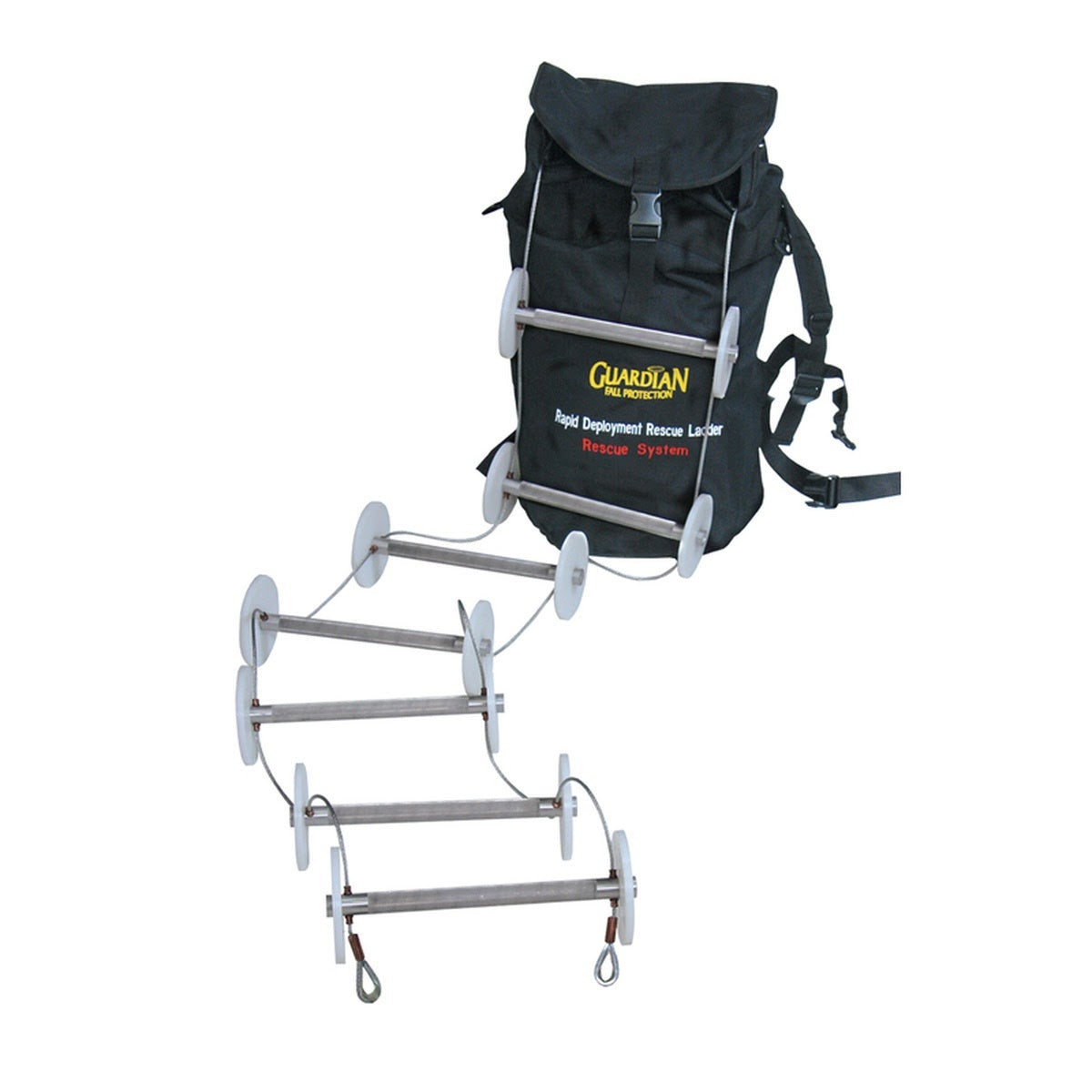Guardian 15022 Rapid Deployment 12 ft Rescue Ladder System for High Angle Rescue