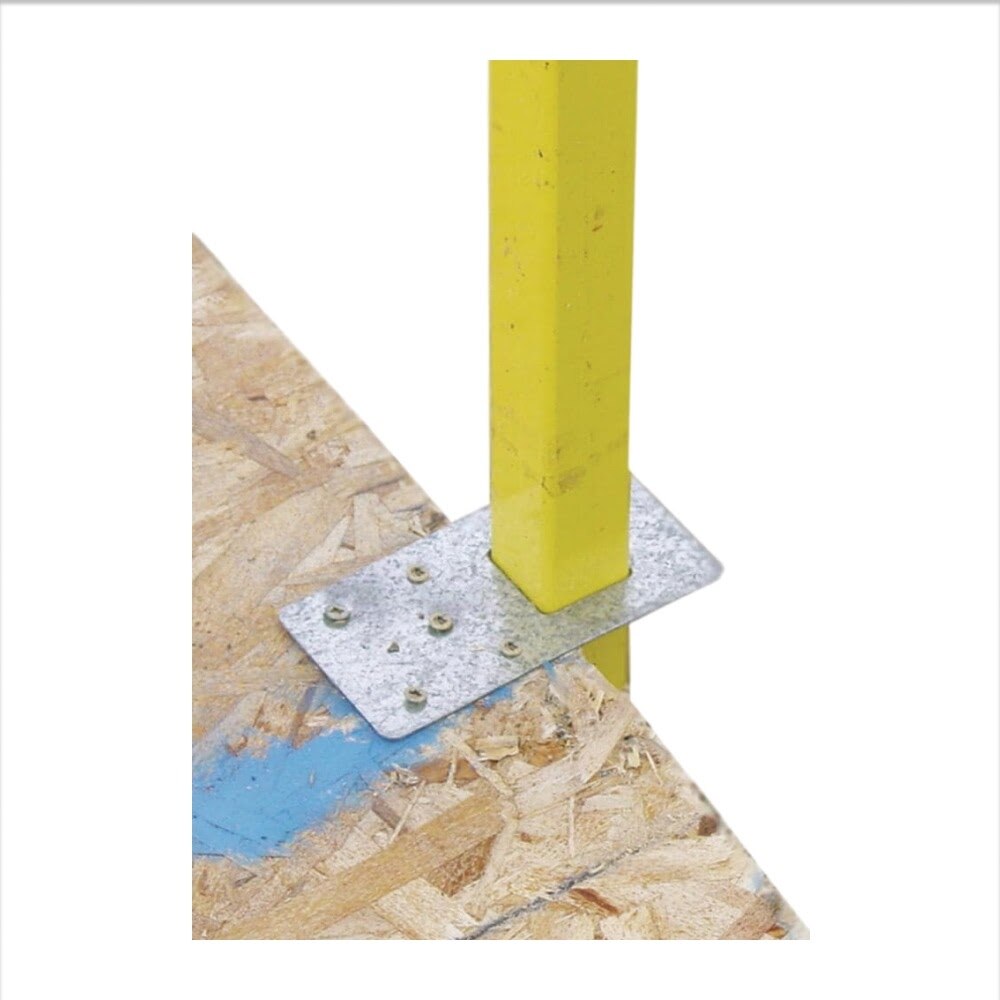 Guardian 15159 Gusset for Guardrail Posts Base Component for Universal Guardrail Posts