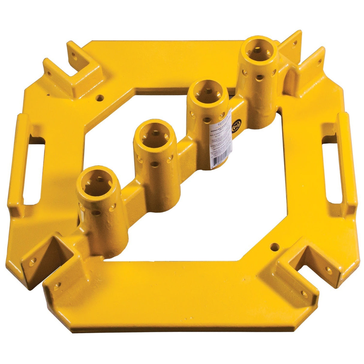 Guardian 15178 QuickSet Multi Directional Guardrail Base Plate Powder Coated Steel 21.5 x 21.5 in