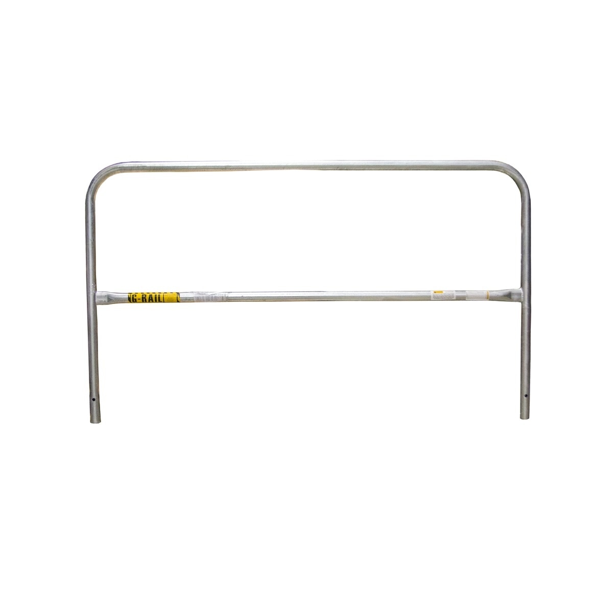 Guardian 15183-GALV 6 ft Galvanized Steel G-Rail Guardrail Rail for Baseplate System