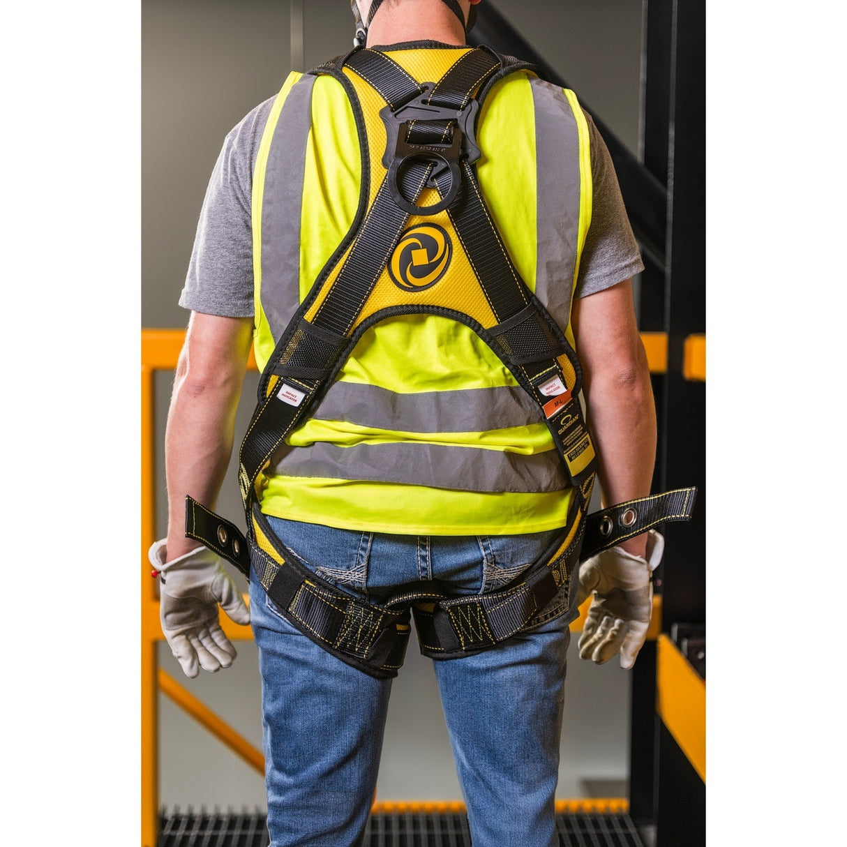 Guardian 21043 Cyclone Full Body Fall Protection Harness with Comfort Padding XL - 5