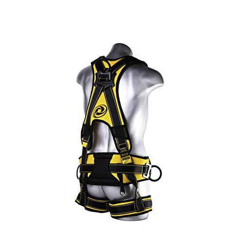 Guardian 21082 Cyclone Tower Full Body Harness Size S to L with Quick Connect Buckles and 4 D Rings - 2