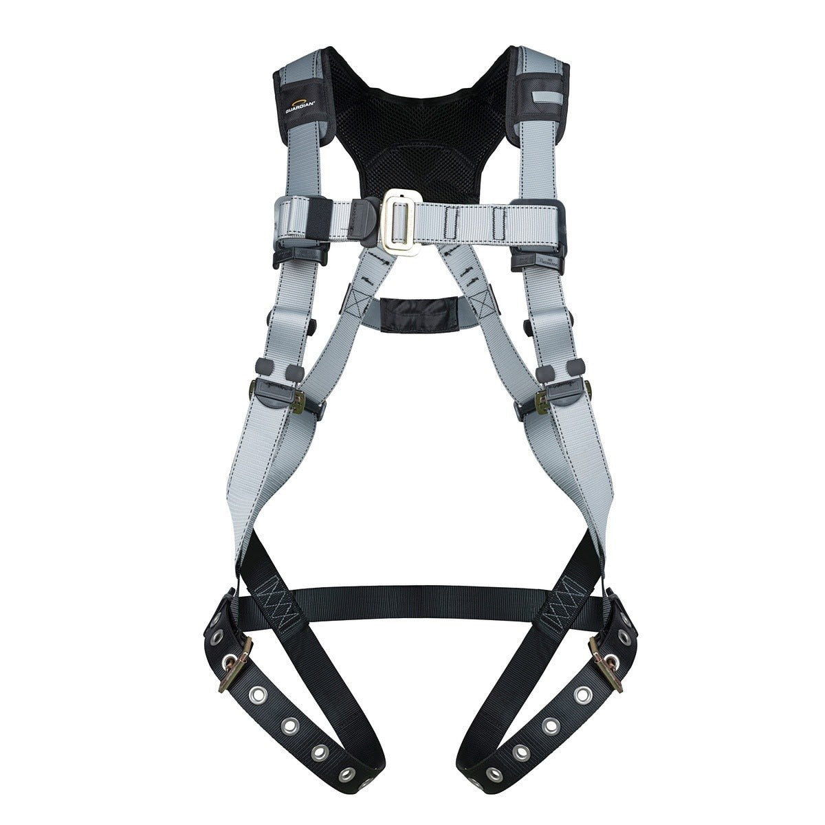 Guardian 3737005 Defender Standard Full Body Harness M-L Pass Through Chest Tongue Buckle Legs (1 Each) - 2
