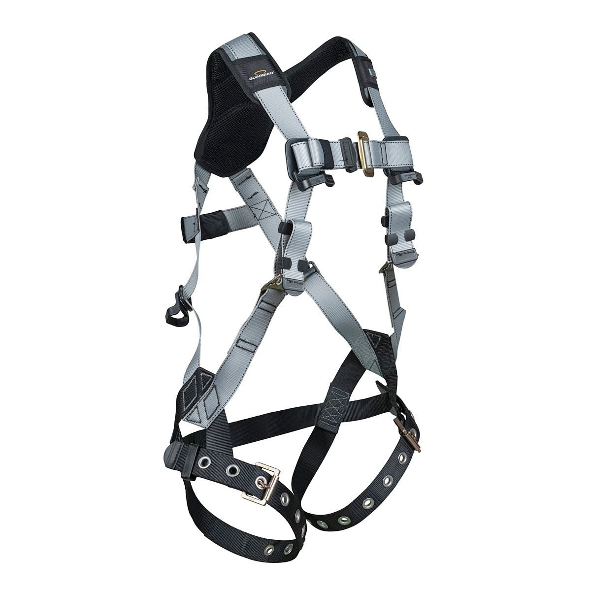 Guardian 3737007 Defender Standard Full Body Harness 3XL Pass Through Chest Buckle with Tongue Buckle Legs