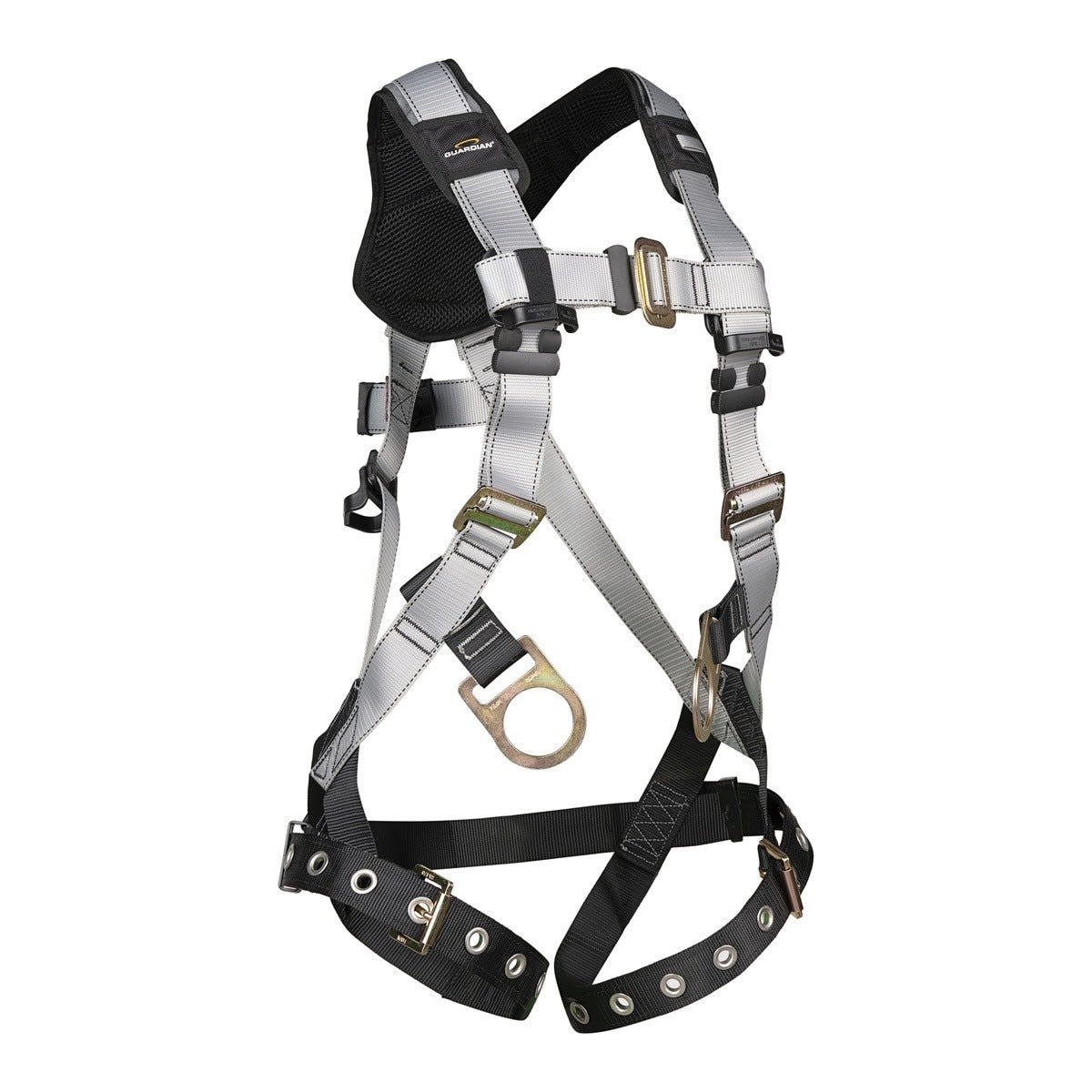 Guardian 3737012 Defender Positioning Full Body Harness XS-S Pass-Through Chest Tongue Buckle Legs