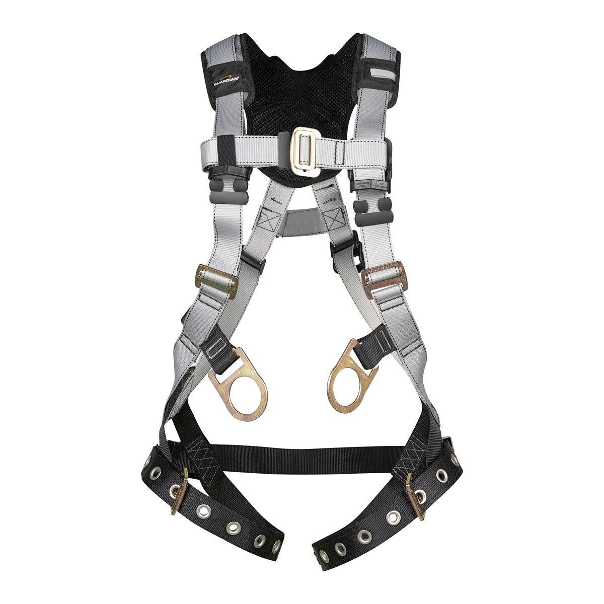 Guardian 3737012 Defender Positioning Full Body Harness XS-S Pass-Through Chest Tongue Buckle Legs - 2