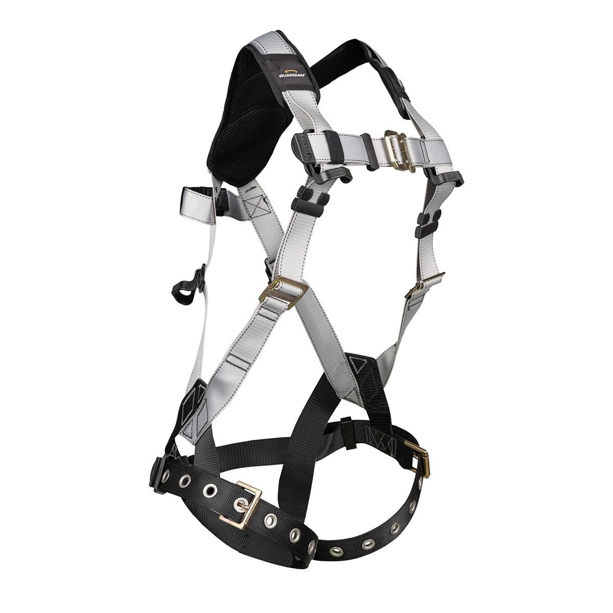 Guardian 3737017 Defender Standard Full Body Harness M-L Quick-Connect Chest Tongue Buckle Legs