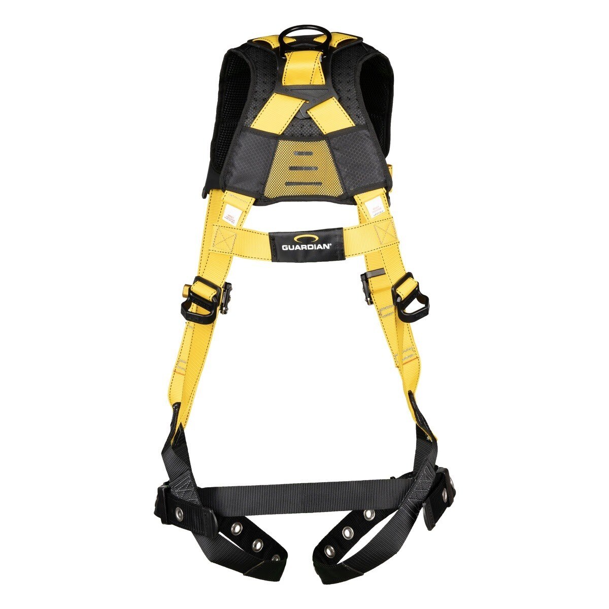 Guardian 3737118 Defender Ultra Standard Full Body Harness XL-XXL 100-420 lb Capacity Quick-Connect Chest Tongue Buckle Legs - 3