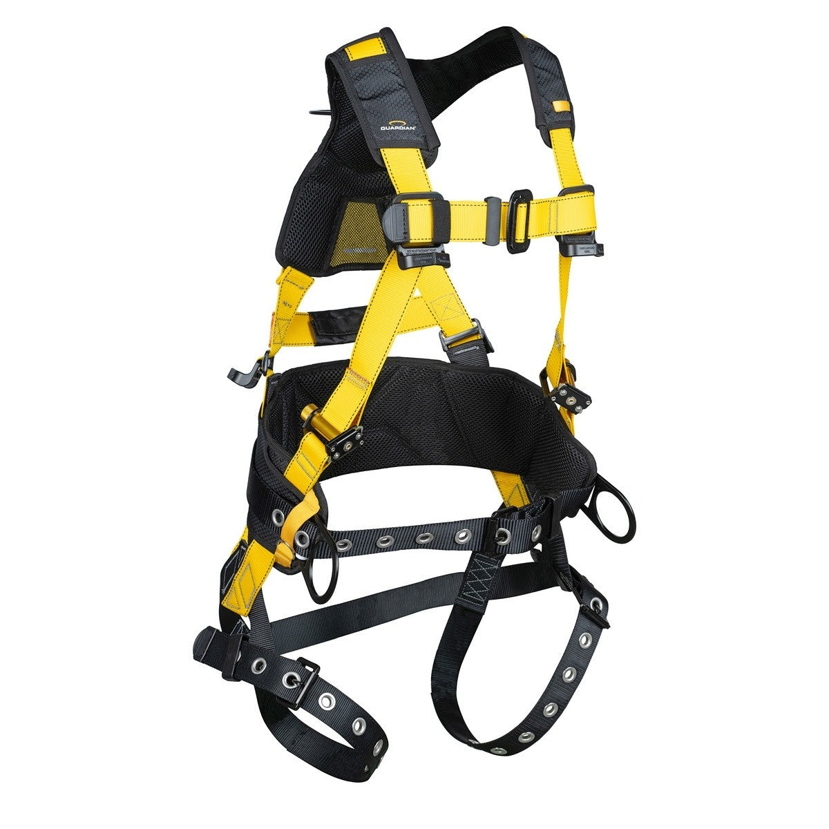 Guardian 3737194 Defender Ultra Construction Full Body Harness XL-XXL Pass-Through Chest Tongue Buckle Legs 12 x 15 x 6.25 in.