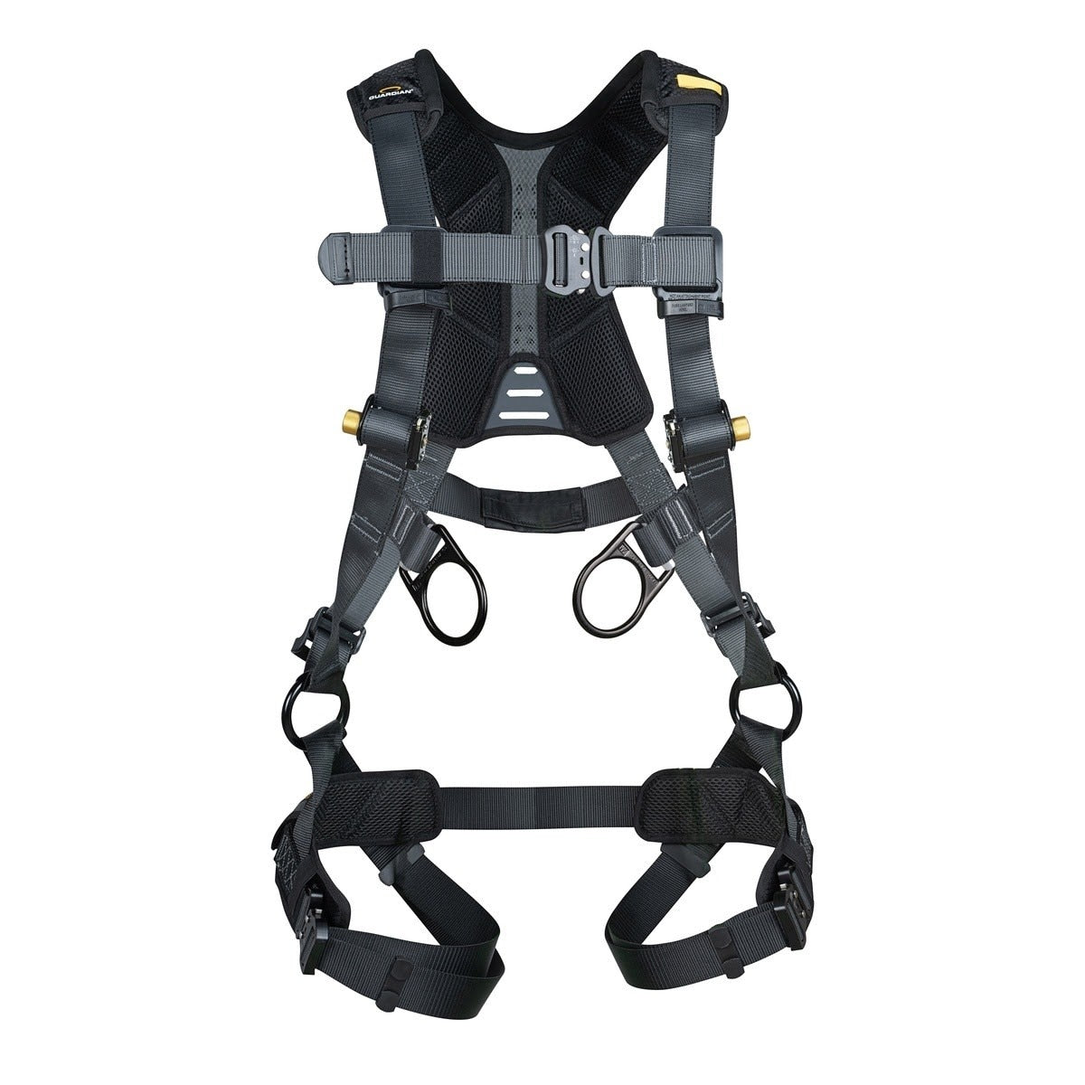 Guardian 3737336 Defender Ultra Plus Positioning Full Body Harness XS-S Quick-Connect Chest and Legs - 2