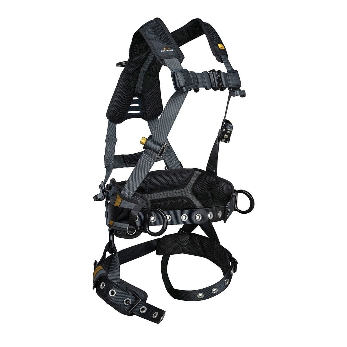 Guardian 3737368 Defender Ultra+ Full Body Construction Harness XS-S Quick-Connect Chest Tongue Buckle Legs