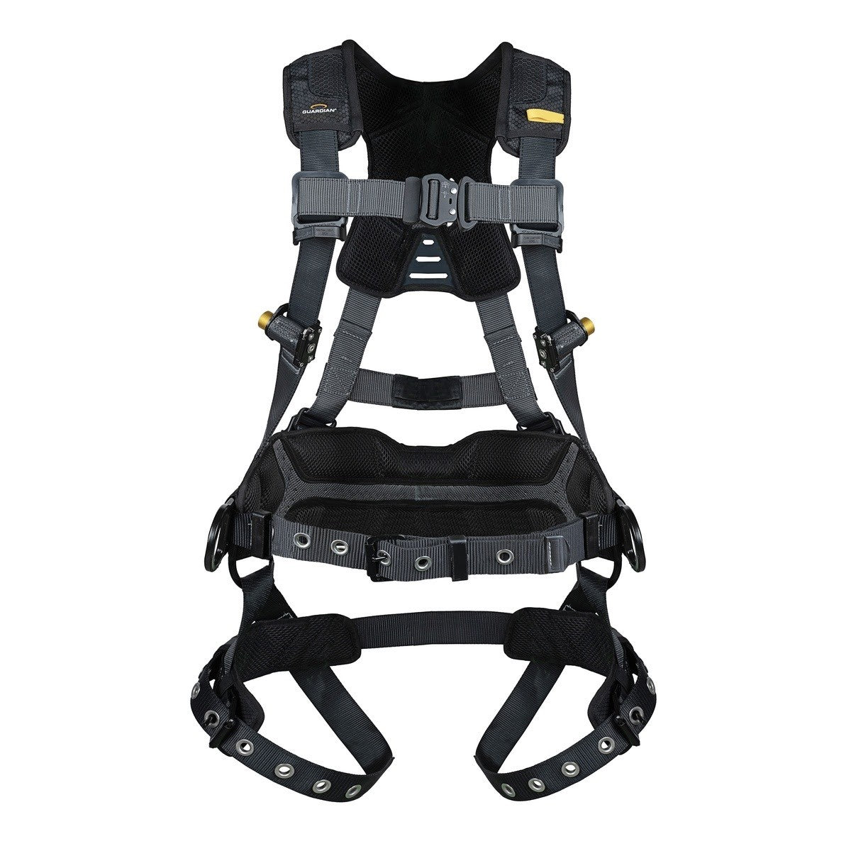 Guardian 3737370 Defender Ultra Plus Construction Full Body Harness XL-XXL with Quick Connect Chest and Tongue Buckle Legs - 2