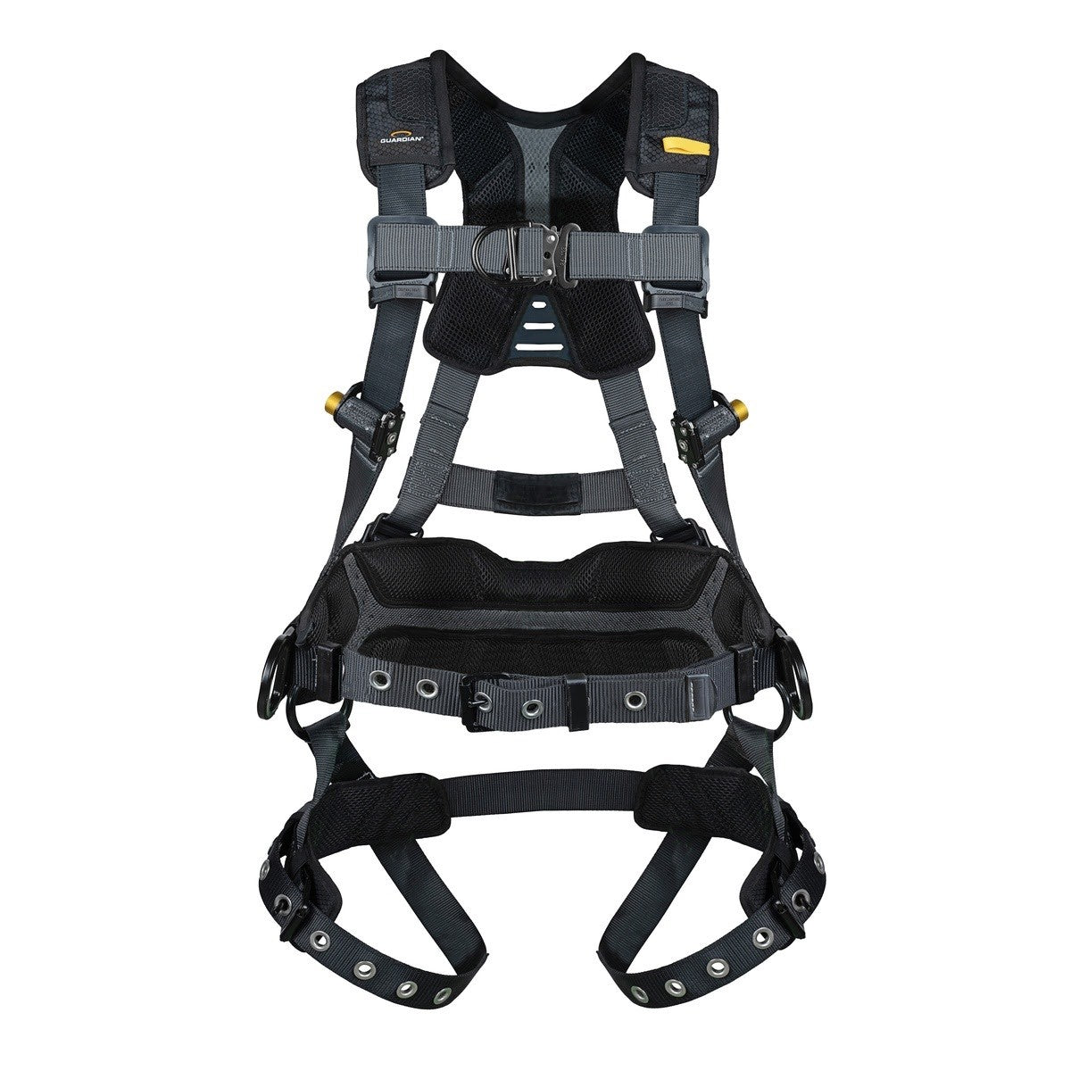 Guardian 3737377 Defender Ultra Plus Full Body Harness M-L Quick Connect Chest Tongue Buckle Legs - 2