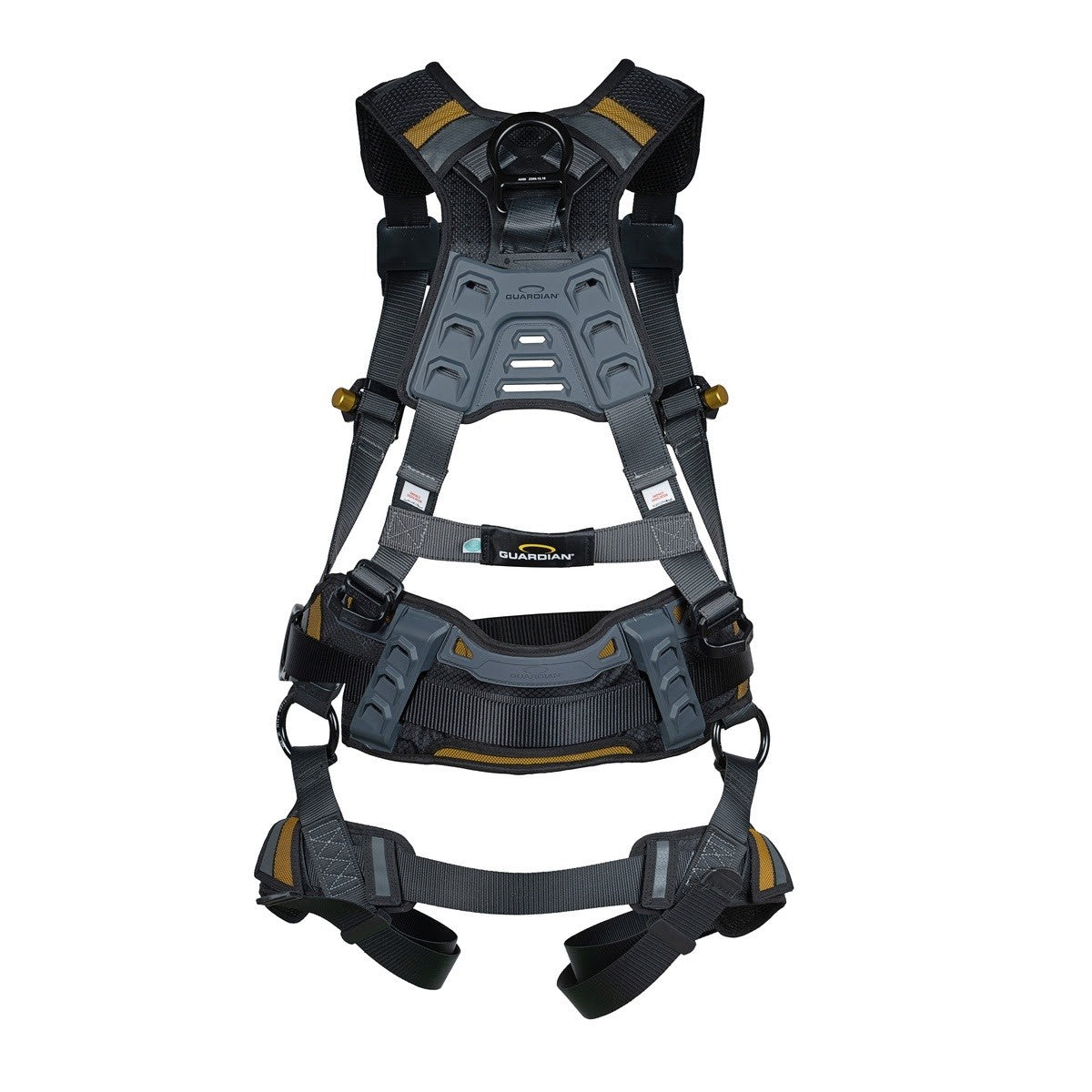 Guardian 3737403 Defender Ultra Plus Full Body Harness 3XL Quick Connect Chest Legs - 6