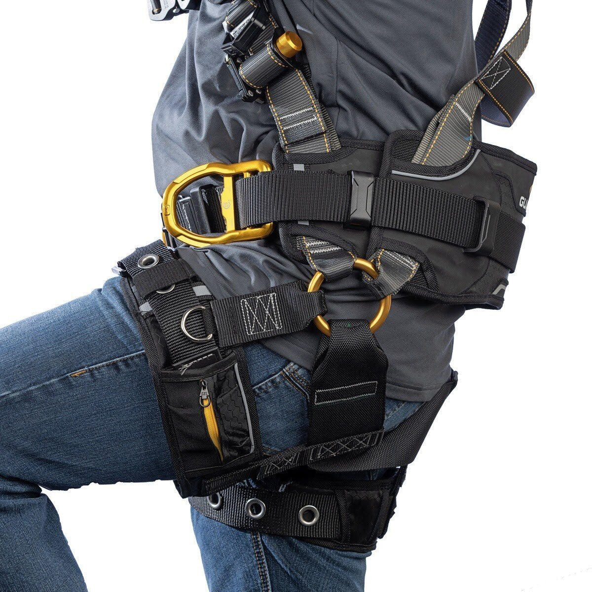 Guardian 3740001 B7 Comfort Full Body Harness with Dorsal D Ring Quick Connect Chest and Leg Buckles Size S - 6