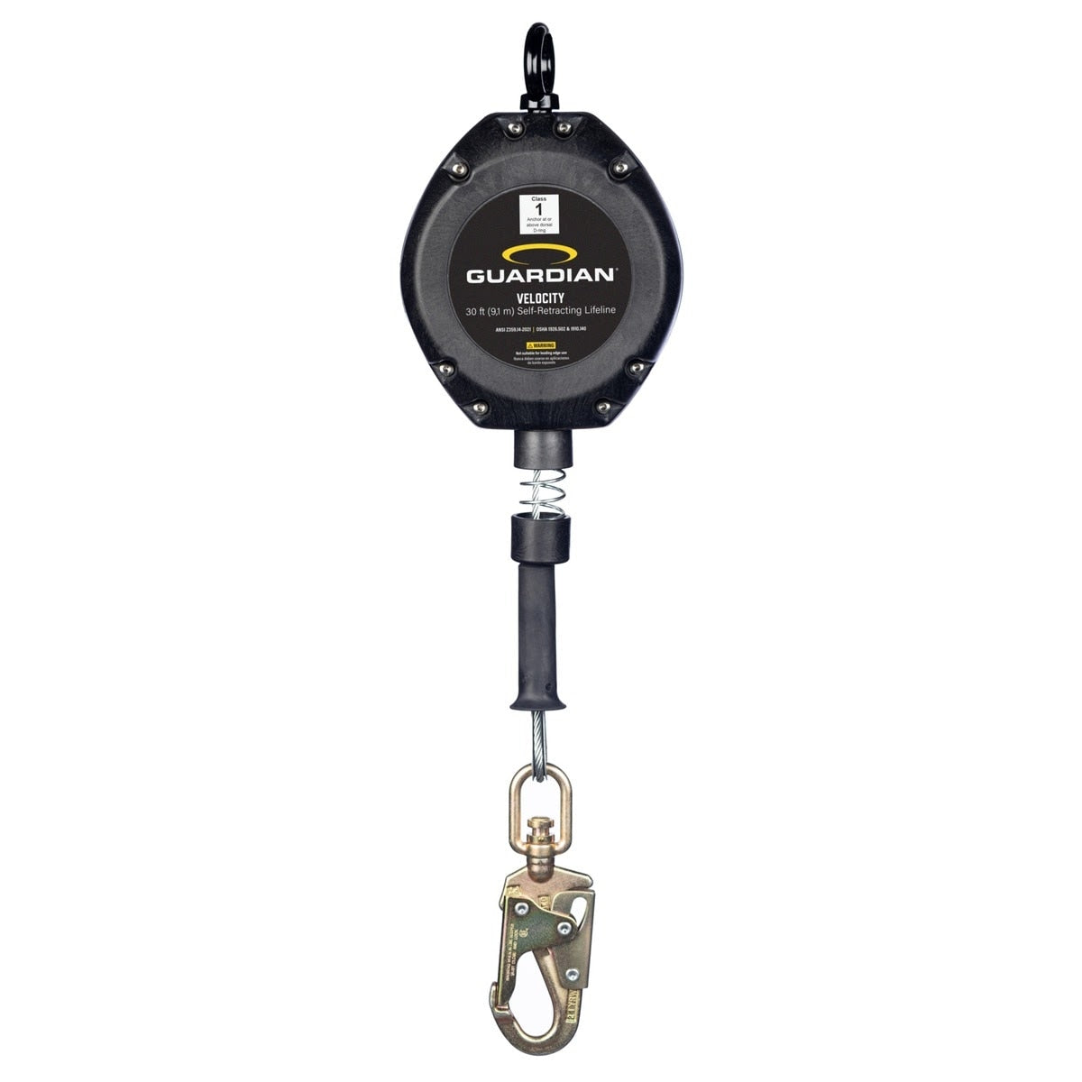 Guardian 42002 Velocity Class 1 30 ft Cable Self-Retracting Lifeline