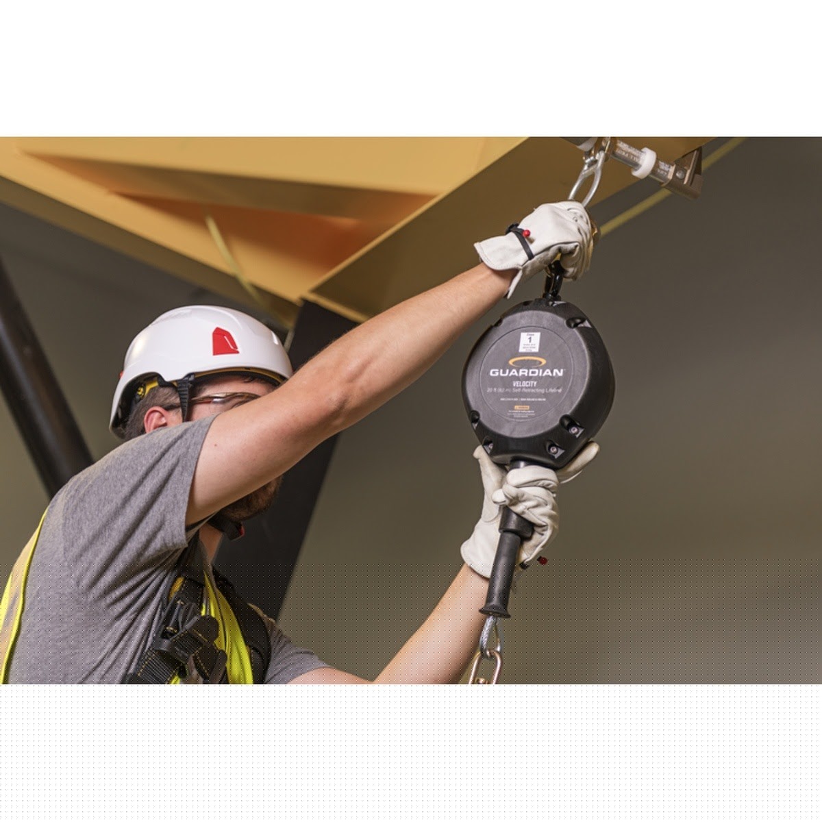 Guardian 42002 Velocity Class 1 30 ft Cable Self-Retracting Lifeline - 3