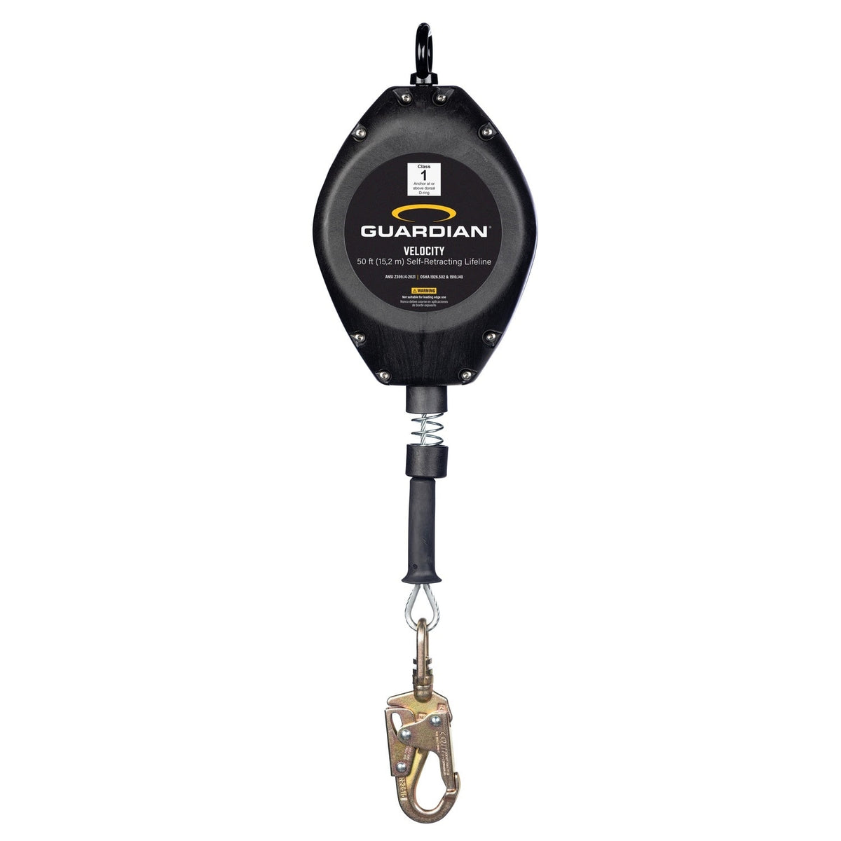 Guardian 42003 50 ft Class 1 Self-Retracting Lifeline with Galvanized Steel Cable