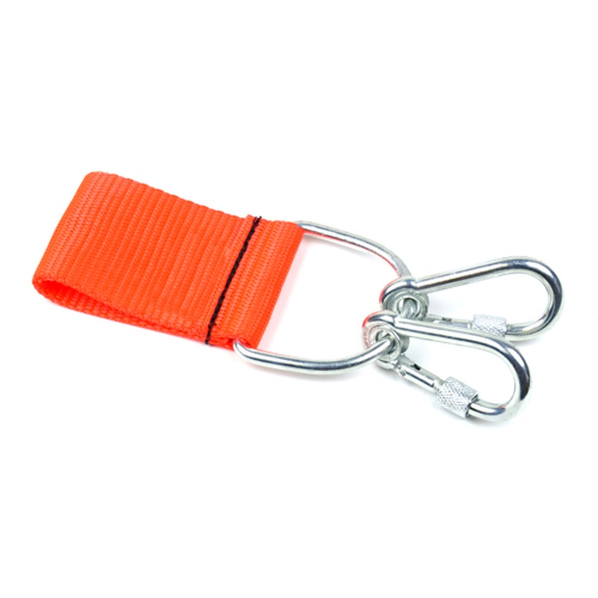 Guardian BLTAD2OR-R 2 in Orange Belt Adapter with 2 Captured Screw Gate Carabiners (Single)