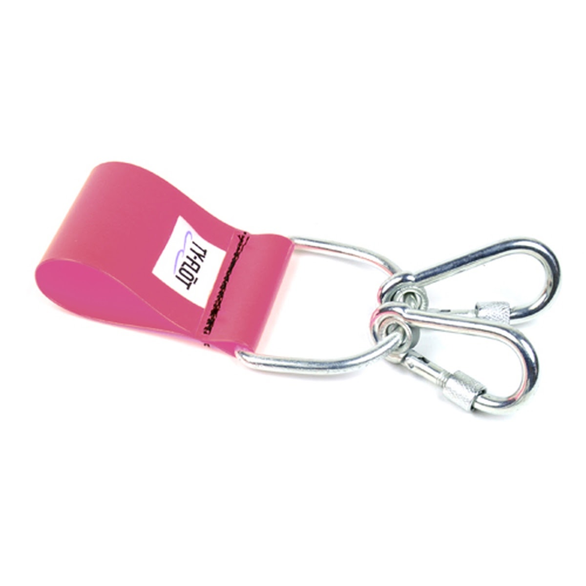 Guardian EZBLTAD2PK 2 in. Pink EZ Clean Belt Adapter with 2 Captured Screw Gate Carabiners (Single)