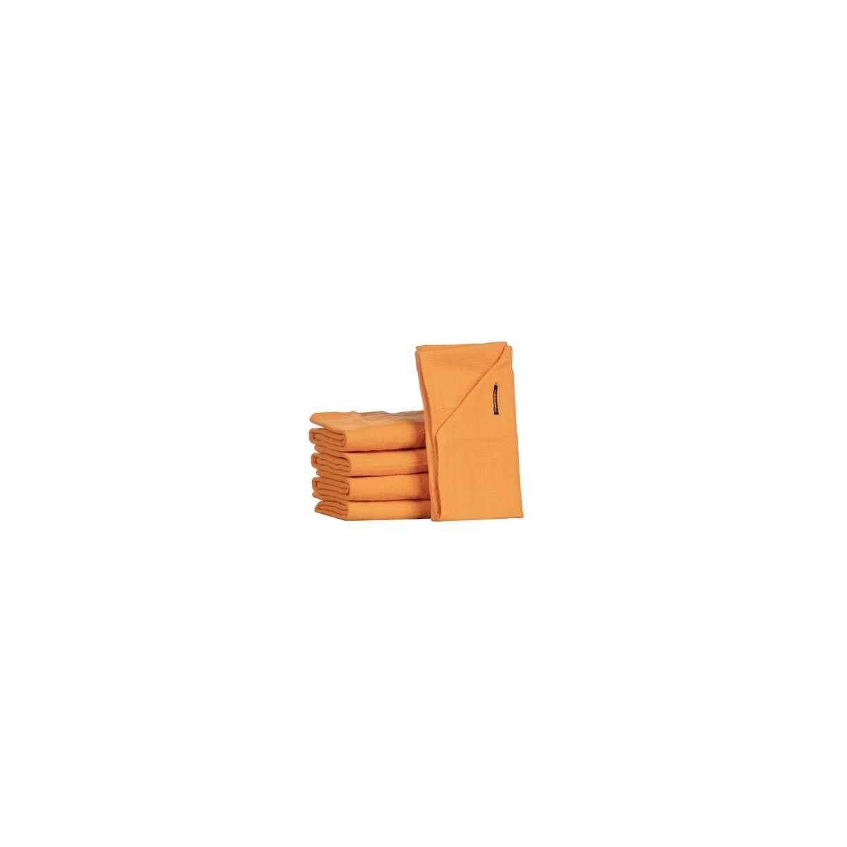 Guardian HCKBH1525OR 15 in. x 25 in. Huck Towel with Button Hole Orange (50 Pack)