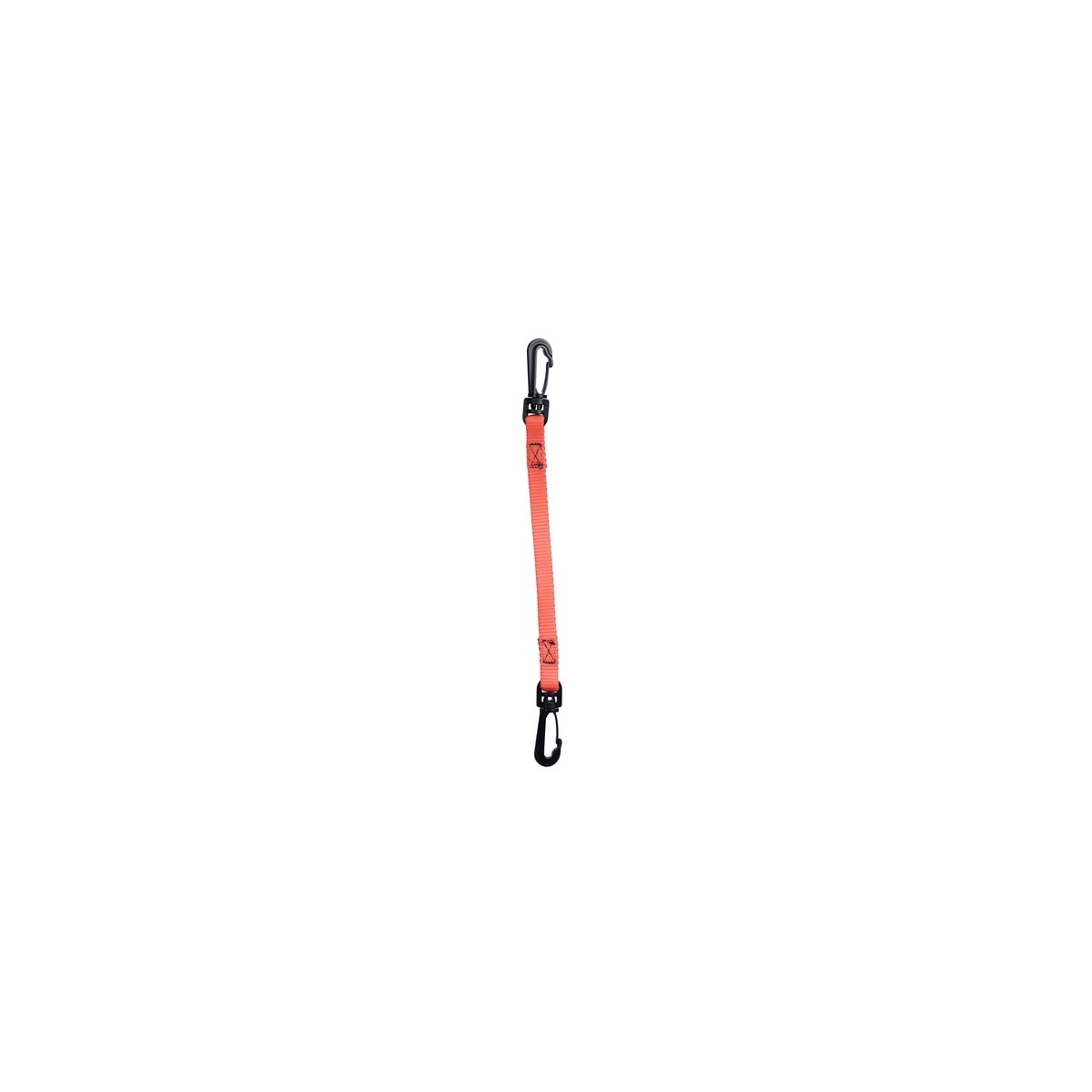 Guardian SNPS12OR 12 in Orange Tool Tether with Metal Trigger Snaps and Swivels (10 Pack)