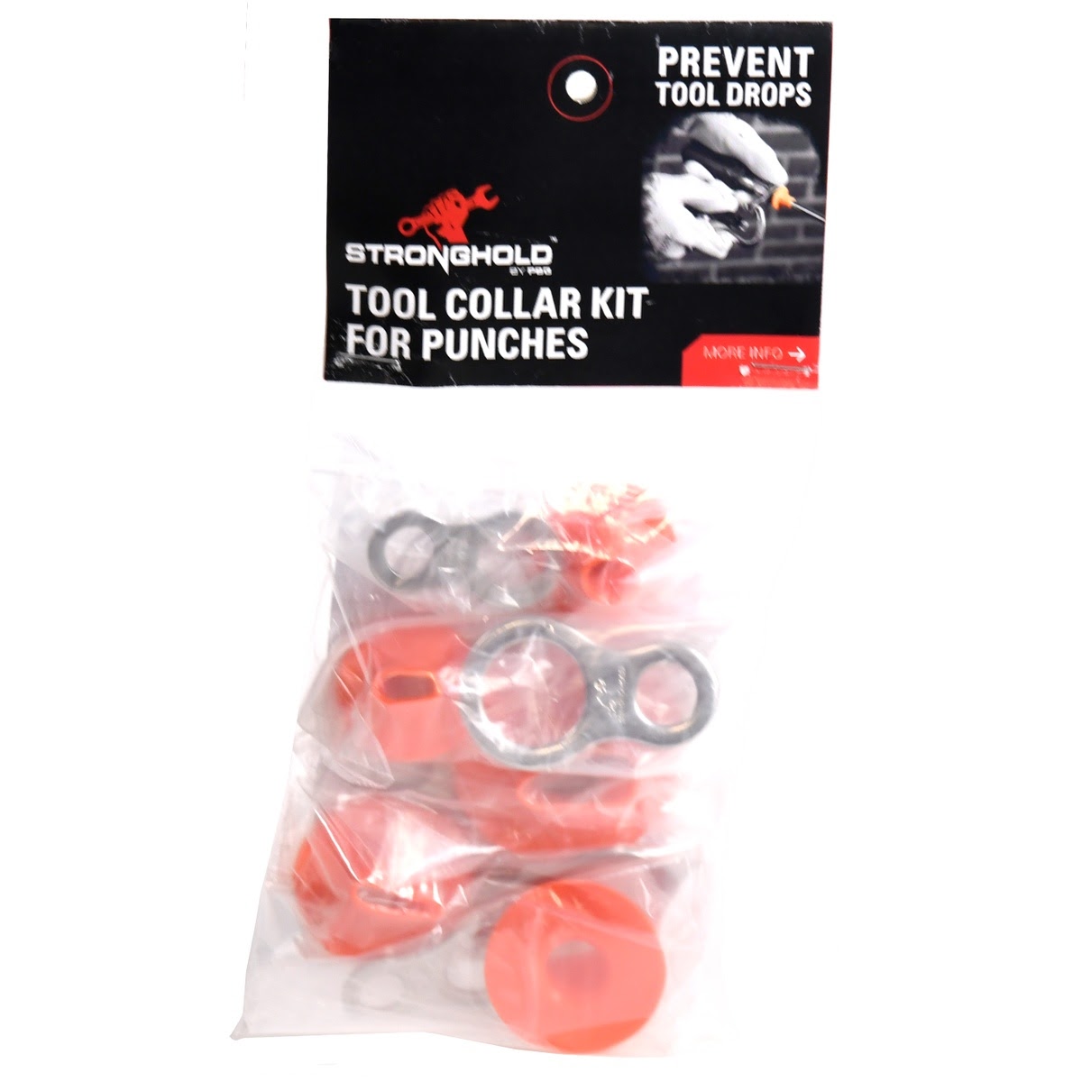 Guardian TKIT6072 Tool Collar TC6 and Loop TL5A-SS Tether Attachment Kit (10 Pack) - 2
