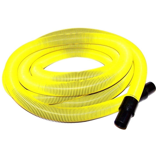 Love-Less Ash H0946 1.5 In. x 25 Ft. Dustless Pro Industrial Vacuum Hose with 2 Cuffs (1 hard 1 swivel)