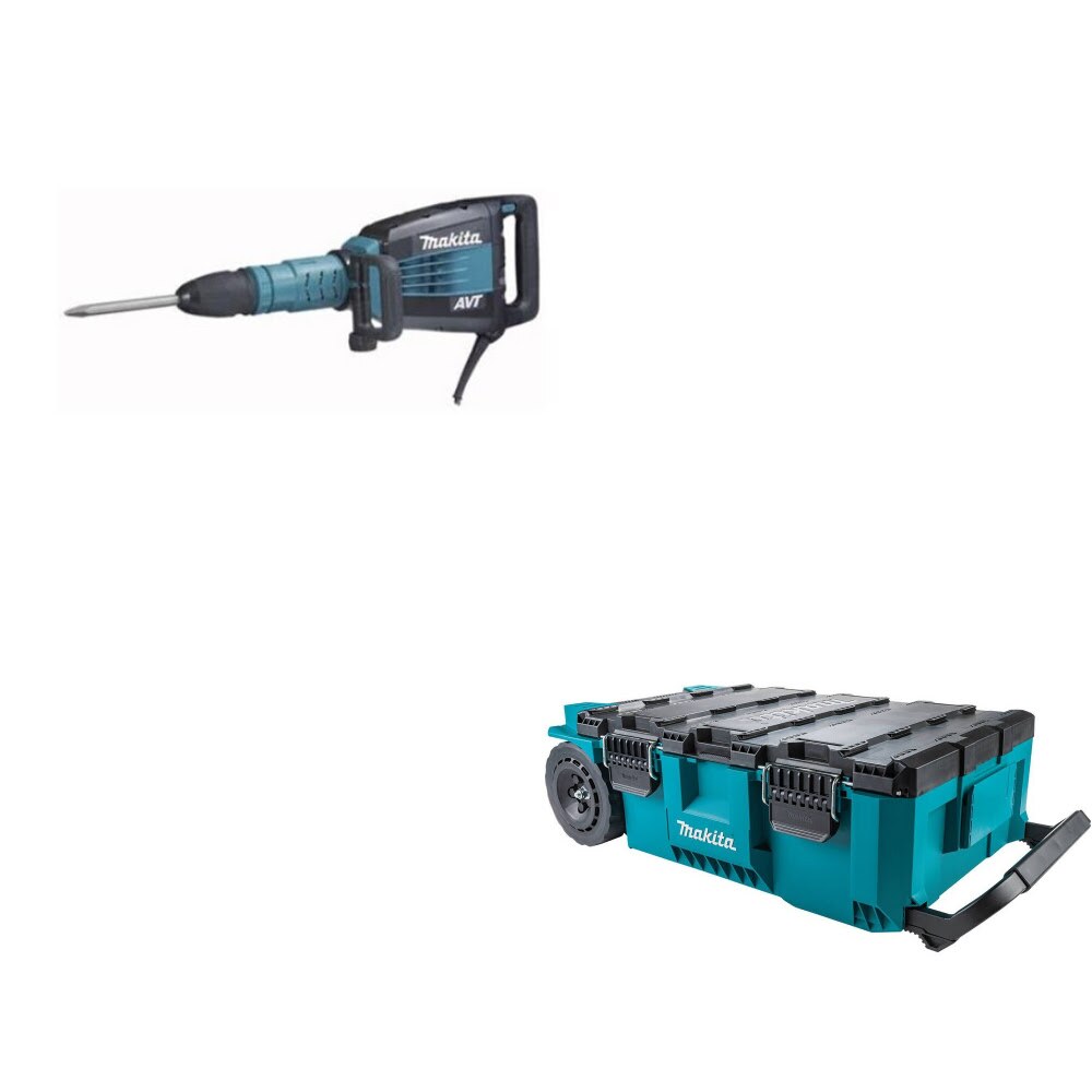 Makita HM1214C Demolition Hammer Kit W/ FREE MAKTRAK Rolling Tool Chest
