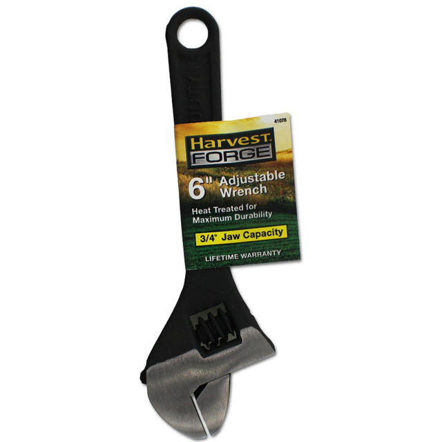 Harvest Forge 41078 Black Oxide 6" Adjustable Wrench