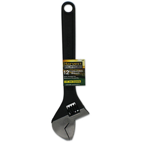 Harvest Forge 41081 Black Oxide 12" Adjustable Wrench