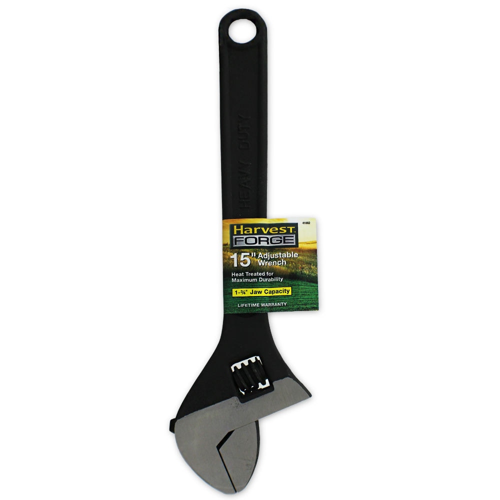 Harvest Forge 41082 Black Oxide 15" Adjustable Wrench