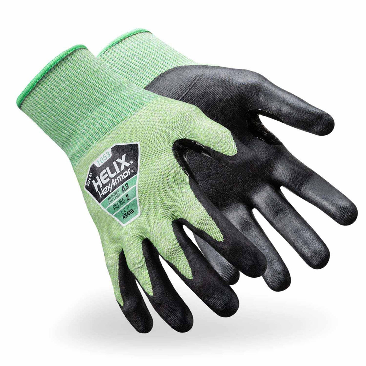 HexArmor 1053-XL High-Dexterity Foam Nitrile Palm Work Gloves - 2