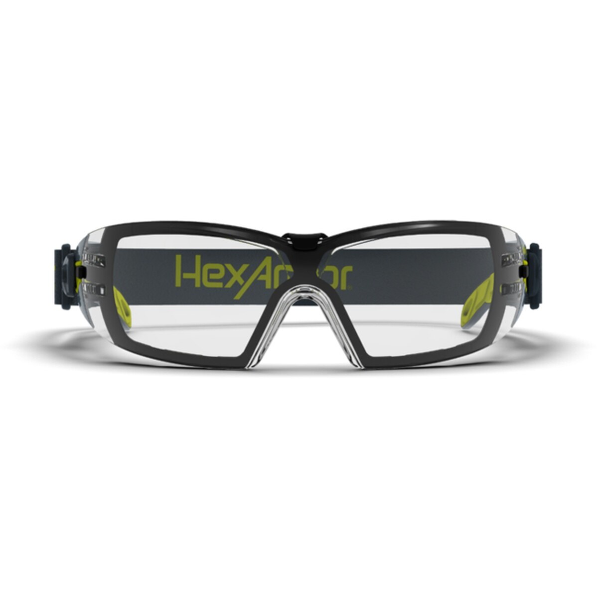 HexArmor 11-12003-04 MX200G Safety Glasses with Gasket Seal and Head Strap Grey - 2