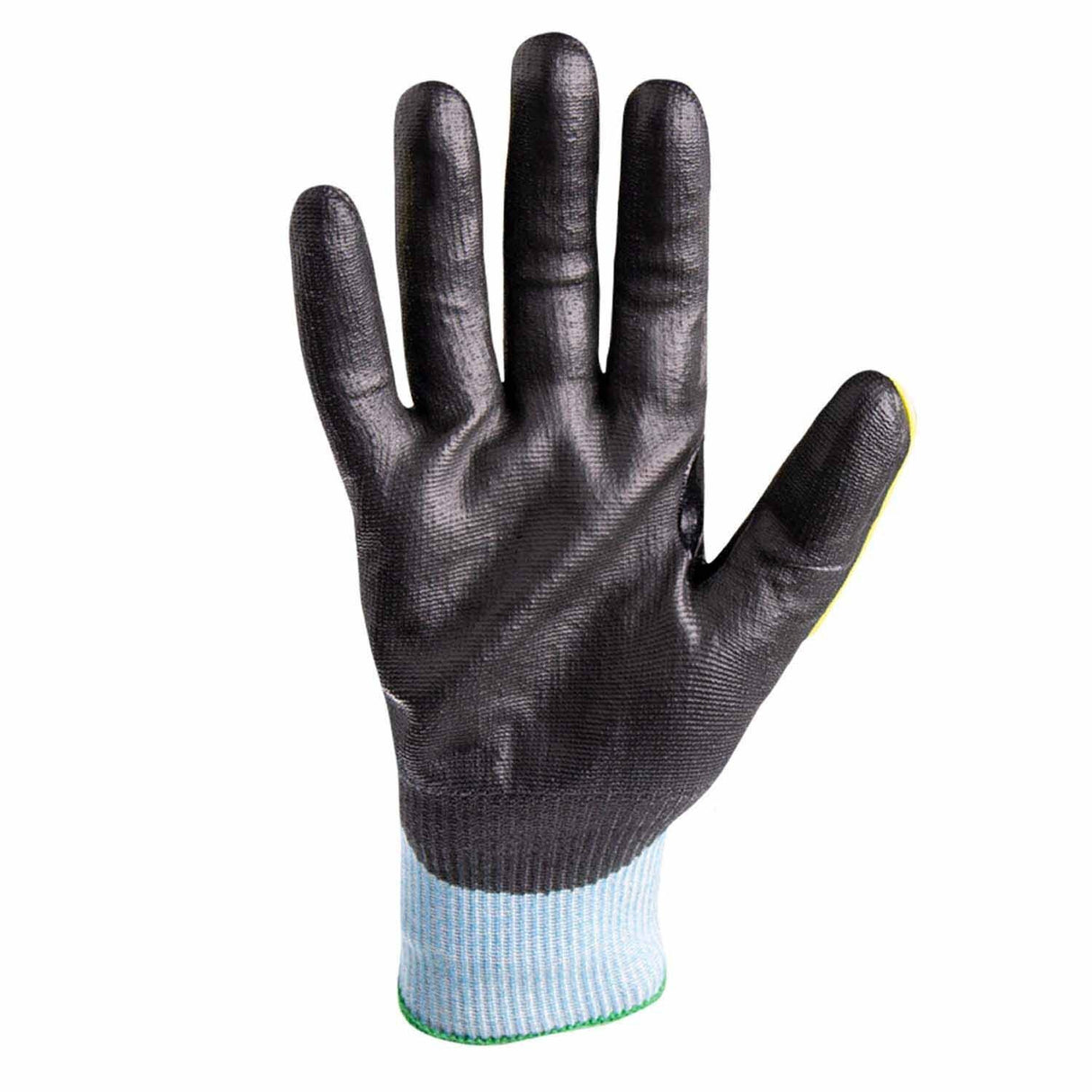 HexArmor 3012 Helix A5 15G HPPE Glass Blend Impact PU Dip High-Flex Knit Work Gloves - 3