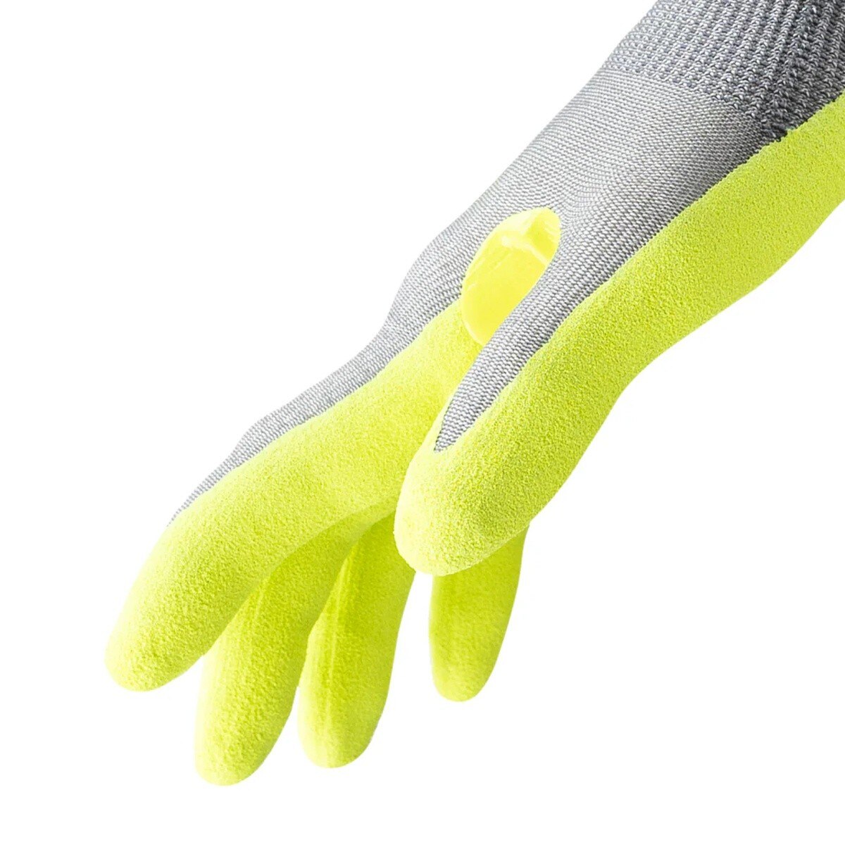 HexArmor 3014-L (9) Helix 3014 18 Gauge HPPE Knit Cut Resistant Sandy Nitrile Palmn A6 Cut Level Glove (L) - 4