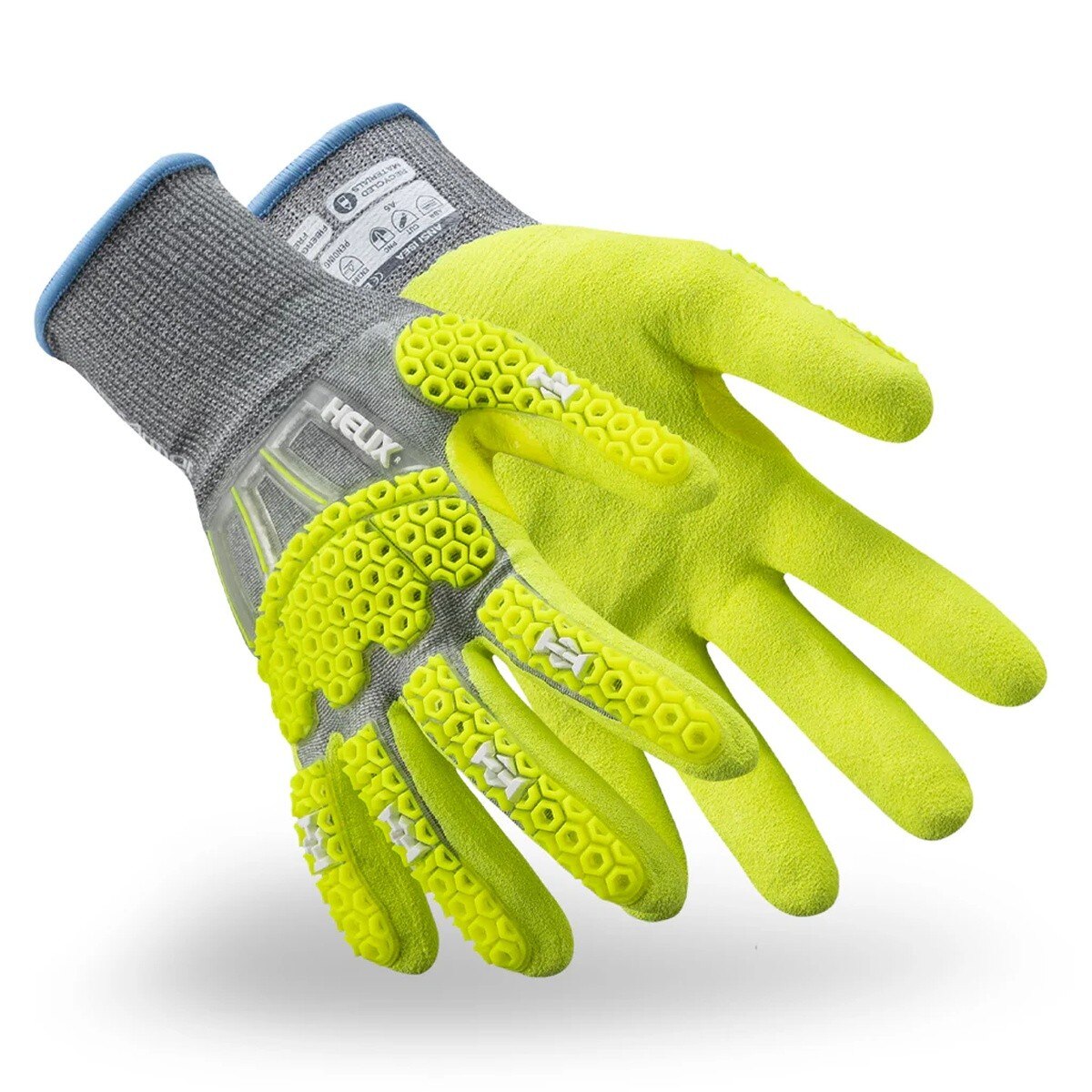 HexArmor 3014IMP Helix Hi-Vis Impact Gloves with i2 Impact Guards and A6 Cut Protection (1 Pair)