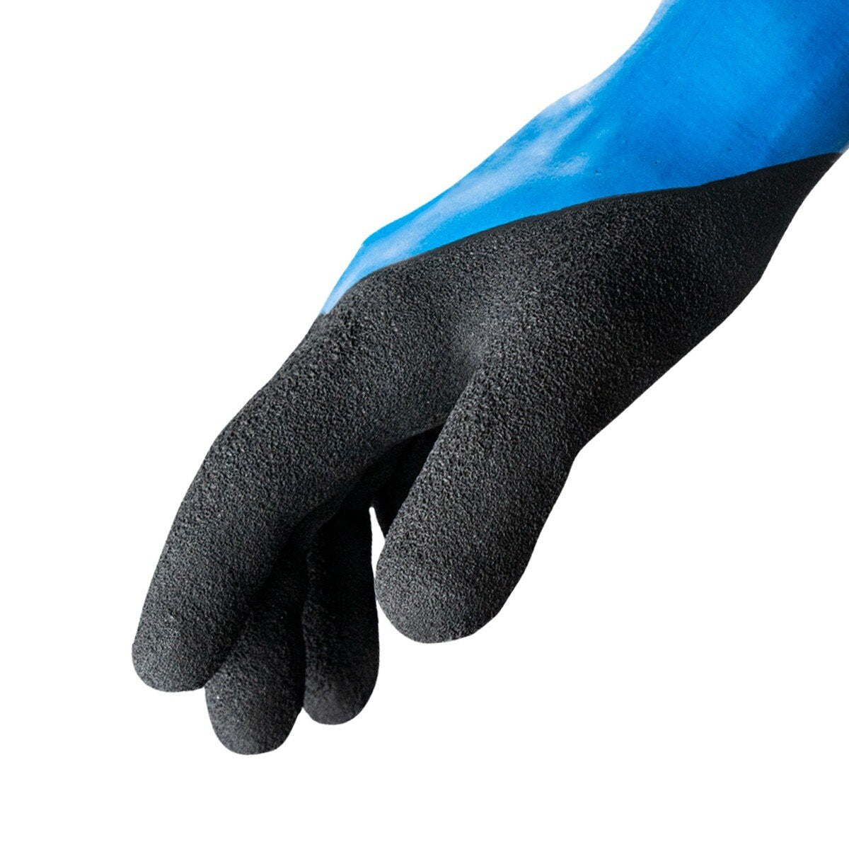 HexArmor 3071-L (9) Helix 3071 A6 13 Gauge HPPE Steel Knit Fully Coated Latex Water-Resistant Work Gloves Size L - 4