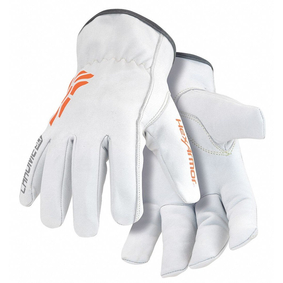 HexArmor 4061-M (8) Chrome SLT Leather Cut Resistant Drivers Gloves Size M