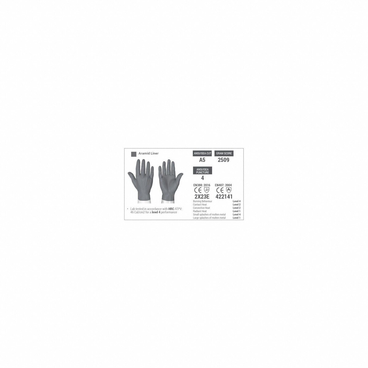 HexArmor 4061-M (8) Chrome SLT Leather Cut Resistant Drivers Gloves Size M - 2