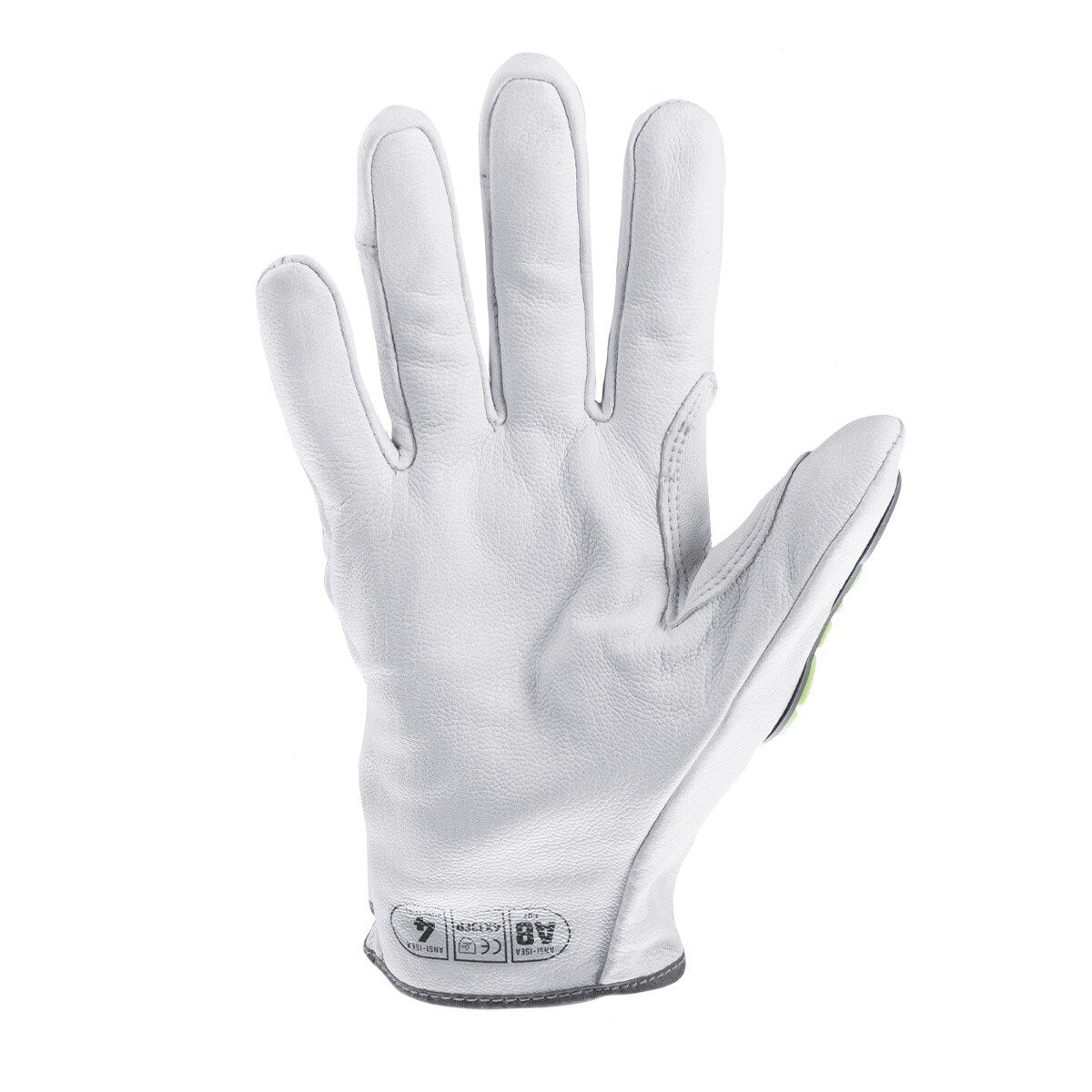 HexArmor 4080-XL Chrome Series 4080 Leather Impact Work Gloves Size XL - 3