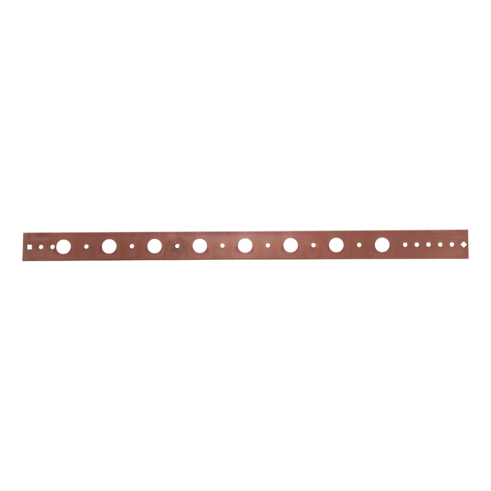 HoldRite 101-18 1-1/4 in. x 20 in. Copper Bonded Flat Bracket for 1/2 in. Copper Pipe - 2