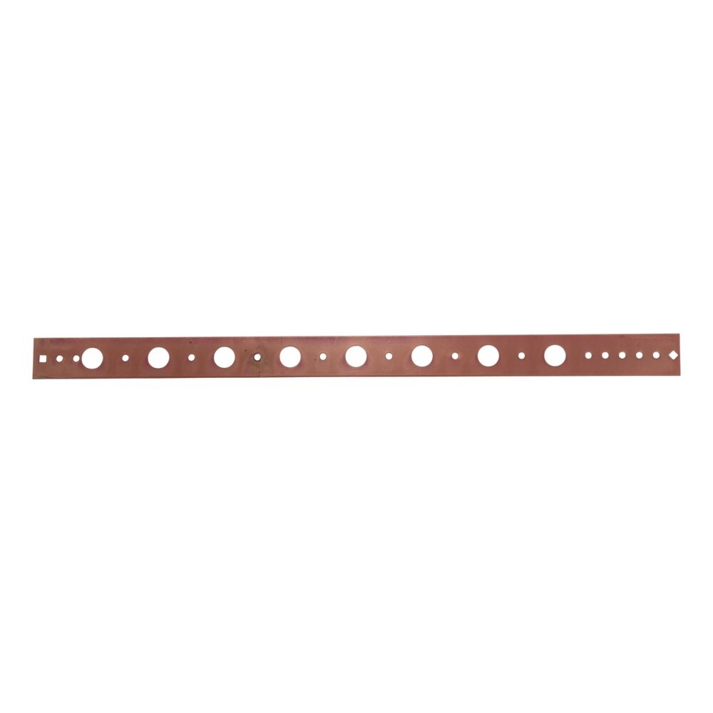 HoldRite 101-18 1-1/4 in. x 20 in. Copper Bonded Flat Bracket for 1/2 in. Copper Pipe - 2
