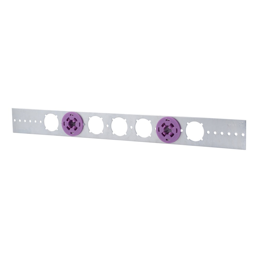 HoldRite 103-18-701 20 in. Galvanized Bracket with 1/2 in. Stub Out Clamps (50 Brackets 100 Clamps)