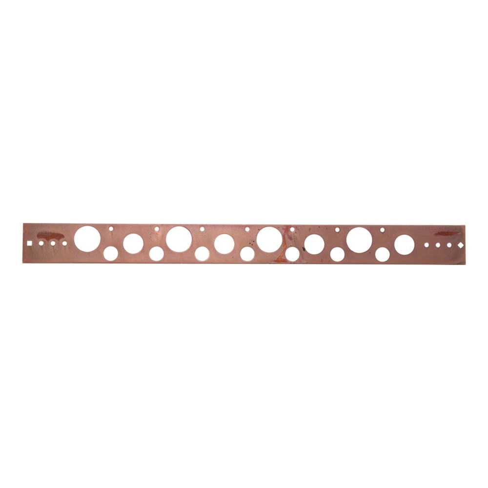 HoldRite 107-18 20 in Copper-Bonded Flat Pipe Support Bracket for 1/2 in 3/4 in or 1 in Pipe - 2