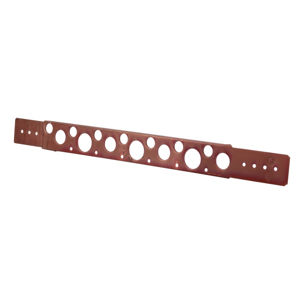 HoldRite 108-20 20 in Copper-Bonded Flat Pipe Support Bracket with Extruded Holes