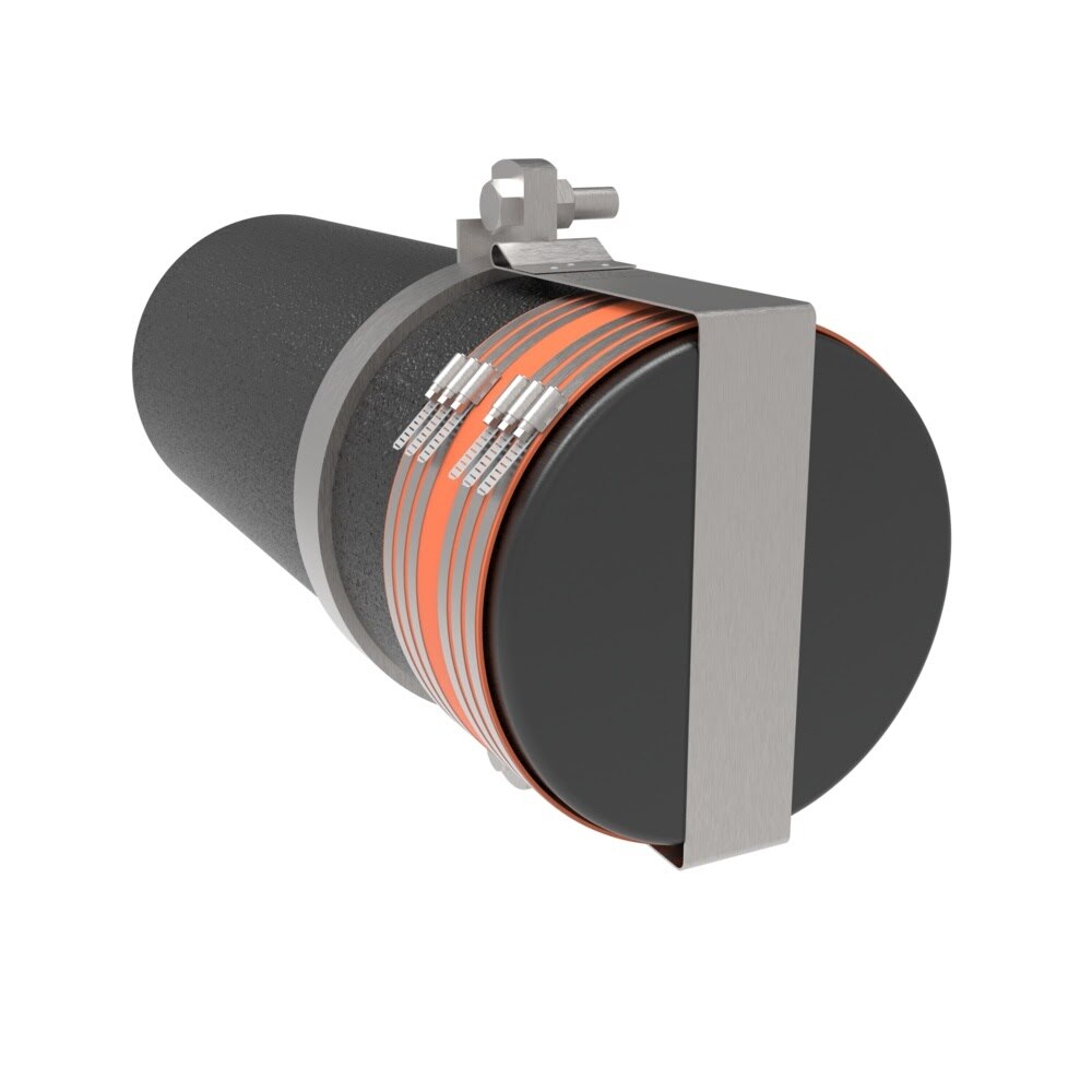 HoldRite 117-12BP-G 12 in. Galvanized Blind Plug No-Hub Fitting Restraint - 2